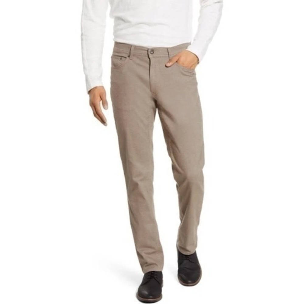 Brax‎ Cooper Fancy Marathon Regular Fit Beige Men’s Pants Size 38x34